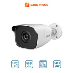 Camera thân HiLook THC-B120-P(B) 2.0MP, chống nước IP66 (HD-TVI, AHD, CVI, CVBS)