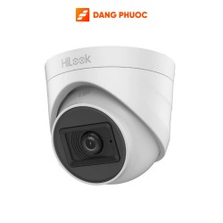 Camera Dome tích hợp mic HiLook THC-T120-PS 2.0MP, hồng ngoại 20m (HD-TVI, AHD, CVI, CVBS)