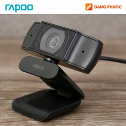 Webcam cho máy tính Rapoo C200 HD 720 micro đa hướng, học online, họp trực tuyến