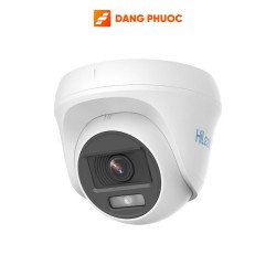 Camera Dome ColorVu HiLook THC-T129-P 2MP, tích hợp đèn trợ sáng 20m, IP66