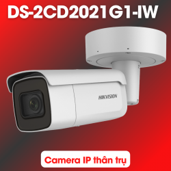 Camera IP thân trụ Hikvision DS-2CD2021G1-IW 2MP kết nối wifi, phát hiện chuyển động