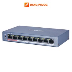 Switch PoE 8 port HIKVISION DS-3E0109P-E(C) cấp nguồn lên đến 250m