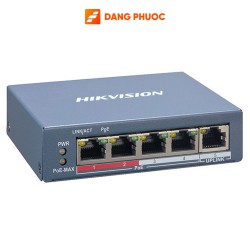 Thiết bị mạng HUB-SWITCH PoE HIKVISION DS-3E1105P-EI 4 port 100Mbps
