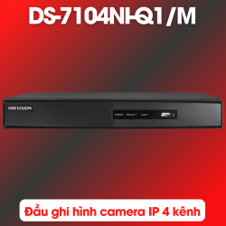 Đầu ghi hình camera IP 4 kênh Hikvision DS-7104NI-Q1/M chuẩn nén H265+