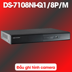Đầu ghi hình camera IP Hikvision DS-7108NI-Q1/8P/M hỗ trợ 8 cổng PoE