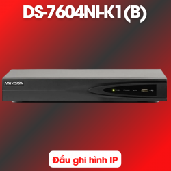 Đầu ghi hình IP Hikvision DS-7604NI-K1(B) xuất hình Ultra HD 4K 4 kênh