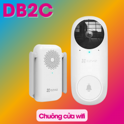Chuông cửa wifi Ezviz DB2C Kết nối trực tiếp cuộc gọi từ chuông cửa đến Smart phone