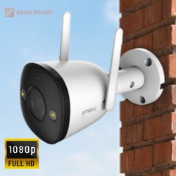 Camera ngoài trời wifi IMOU IPC-F22FP-D full color 2mp 1080P, Tích hợp mic,  hồng ngoại 30m,  vỏ nhựa