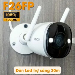 Camera không dây ngoài trời IMOU IPC-F26FP 1080p 2mp đèn led trợ sáng 30m, đàm thoại 2 chiều, vỏ kim loại