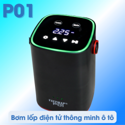 Bơm lốp điện tử thông minh ô tô Vietmap P01 tự động ngắt khi đạt ngưỡng áp suất