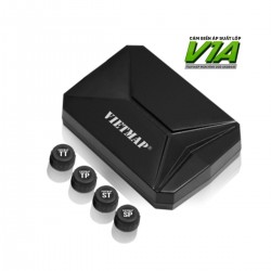 Thiết bị áp suất lốp Vietmap TPMS V1A tích hợp với màn hình Android