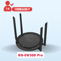 Thiết bị phát wifi Ruijie RG-EW300 Pro tốc độ 300Mbps Wireless Smart Router, băng tần 2.4GHz