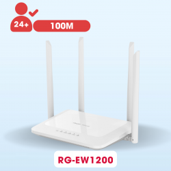 Bộ phát wifi Ruijie RG-EW1200 tốc độ 1167Mbps, hỗ trợ  2 băng tần 2.4GHz và 5GHz,  Mesh tối đa đến 5 bộ thiết bị