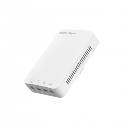 Cục chia wifi Ruijie RG-RAP1200(P) gắn âm tường 4 cổng lan, tốc độ 1267Mbps, 2 băng tần 2.4 Ghz và 5Ghz