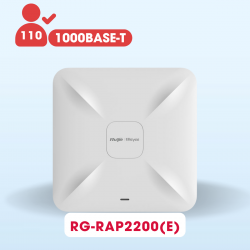 Thiết bị phát sóng wifi Ruijie RG-RAP2200(E) tốc độ 1267Mbps ốp trần, gắn tường,  phù hợp cửa hàng, khách sạn