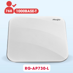 Bộ phát wifi không dây Ruijie RG-AP730-L tốc độ lên đến 2130Mbps,  người dùng đồng thời đề xuất là 150+,  hỗ trợ lên đến 3 băng tần
