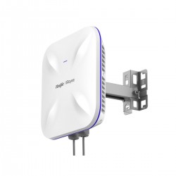 Cục phát sóng wifi 6 ngoài trời Ruijie RG-RAP6260(G), lắp đặt sân vườn, nhà kho, bến cảng, tốc độ 1775Mbps, công suất 27dBm