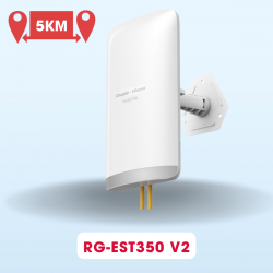 Bộ thu phát sóng không dây wifi ngoài trời (Point to Point) Ruijie RG-EST350 V2, băng tần 5GHz, truyền tín hiệu khoảng cách đến 5KM