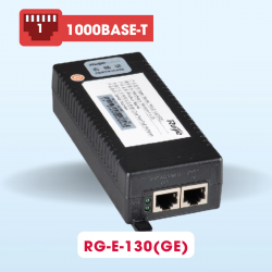 Cục cấp nguồn PoE Ruijie RG-E-130(GE) công suất 30W/53V DC, 1 cổng PoE (1000Base-T, PoE+/ 802.3at)