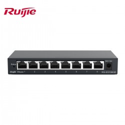 Thiết bị chuyển mạch Switch Ruijie RG-ES108GD 8 cổng 10/100/1000 BASE-T, tốc độ 16Gbps, vỏ kim loại