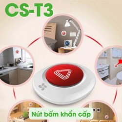 Nút nhấn báo động khẩn cấp Ezviz CS-T3-A (APEC) tần số 433.92MHz, kích hoạt báo động và gửi thông báo khẩn