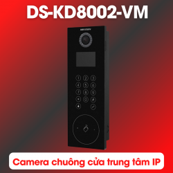 Camera chuông cửa trung tâm IP Hikvision DS-KD8102-V 1.3MP, màn hình 3.5inch, hỗ trợ đèn ban đêm 