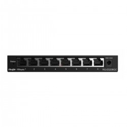 Bộ chuyển mạch 8 cổng 10/100/1000BASE-T Ruijie RG-ES208GC tốc độ chuyển mạch 16Gbps, chống sét 4KV
