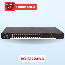 Cổng chia mạng switch 24 cổng Ruijie RG-ES224GC 10/100/1000BASE-T, tốc độ chuyển mạch 48Gbps