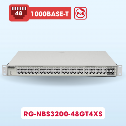 Cổng chia mạng switch 48 port Ruijie RG-NBS3200-48GT4XS 48 Cổng 10/100/1000BASE-T, tốc độ 336Gbps, 132Mpps 