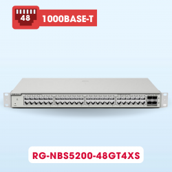 Cục chia mạng switch 48 cổng Ruijie RG-NBS5200-48GT4XS tốc độ 336Gbps, 114Mpps, 10/100/1000BASE-T 