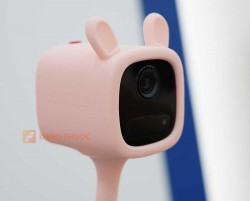 Camera giám sát em bé dùng pin sạc, wifi Ezviz BM1 màu hồng 2MP 1080P, phát hiện chuyển động của bé thông minh, phát hiện tiếng khóc