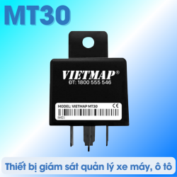 Thiết bị giám sát quản lý xe máy, ô tô VIETMAP MT30 định vị vị trí, cảnh báo quá tốc độ