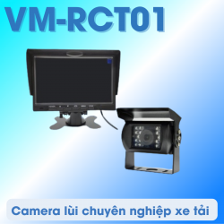 Bộ Camera lùi xe tải VIETMAP VM-RCT01 màn hình 7inch, kết nối 2 camera