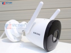 Camera an ninh ngoài trời KBONE KN-B21 Full HD 2MP, tích hợp Mic, hồng ngoại 30m