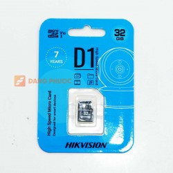 Thẻ nhớ MicroSD 32GB Hikvision xanh HS-TF-D1(STD)/32G tốc độ đọc 92MB/s, tốc độ ghi 25MB/s