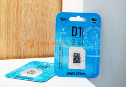 Thẻ nhớ MicroSD 64GB Hikvision xanh HS-TF-D1(STD)/64G tốc độ ghi 40MB/s, tốc độ đọc 92MB/s
