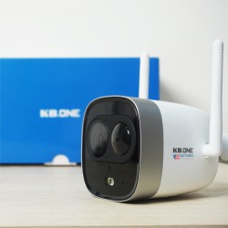 Camera Wifi ngoài trời KBONE KN-B23RL Full HD 2MP, tích hợp PIR, âm thanh 2 chiều