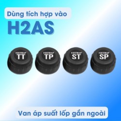 Van cảm biến áp suất lốp gắn ngoài Vietmap dùng cho H2AS