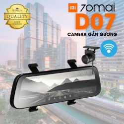 Camera hành trình gắn gương ô tô Xiaomi 70mai D07 Full HD 1080p, màn hình 9.35inch, wifi