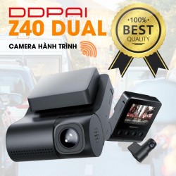 Camera hành trình ô tô DDPai Z40 Dual GPS ghi hình 2 kênh trước sau, Tích hợp Wifi, GPS, ADAS hỗ trợ lái xe