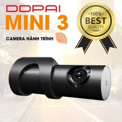 Cam hành trình DDPai Mini 3 kết nối wifi 5GHz, bộ nhớ eMMC, giảm nhiễu WDR