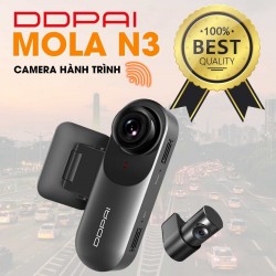 Camera giám sát hành trình ô tô DDPai Mola N3 1600P, góc nhìn rộng 140 độ, kết nối wifi thông minh