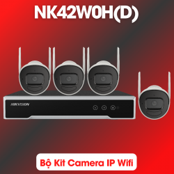 Bộ Kit Camera IP Wifi HIKVISION NK42W0H(D) ngoài trời 2MP hồng ngoại thông minh mới nhất giá rẻ