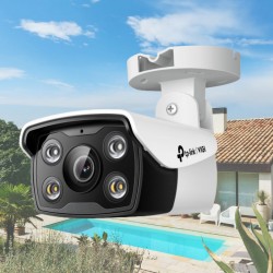 Camera IP thân ngoài trời TP-Link VIGI C340 4MP Full color, phát hiện chuyển động, phòng vệ chủ động