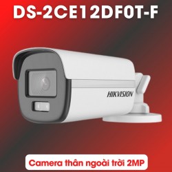 Camera quan sát 2MP Hikvision DS-2CE12DF0T-F vỏ sắt, đèn trợ sáng 40m, chống ngược sáng