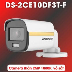Camera thân 2MP Hikvision DS-2CE10DF3T-F chống ngược sáng WDR 130dB, đèn trợ sáng 20m