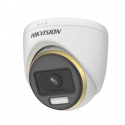 Camera Dome có màu ban đêm 2MP Hikvision DS-2CE70DF3T-MF chống ngược sáng 130dB, đèn trợ sáng 20m