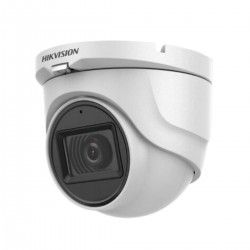 Camera Dome 5MP Hikvision DS-2CE76H0T-ITPFS tích hợp mic thu âm thanh, hồng ngoại 30m