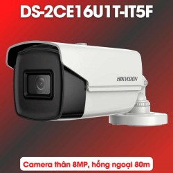 Camera ngoài trời 8MP Hikvision DS-2CE16U1T-IT5F hồng ngoại thông minh 80m