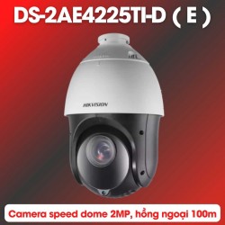 Camera Speed dome hồng ngoại Hikvision DS-2AE4225TI-D ( E ) 2MP, Zoom quang 25X, chống ngược sáng 120dB
